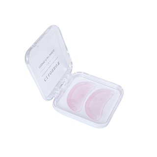 pink variant in open branded storage case  Korean lash lift Step 1 shield