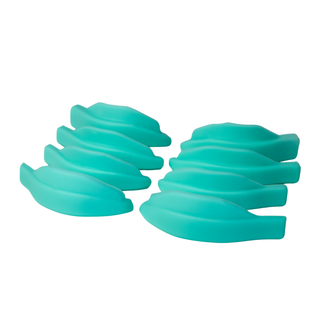 Hybrid glue-free silicone lash lift shields by Ciaobrow - 4 pairs reusable (S, M, L, XL) for all eye types with ridged texture