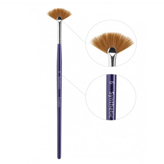 Creator Synthetic Fan Brush - professional brow and lash blending tool