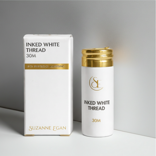 Suzanne Egan Inked White Thread 30m