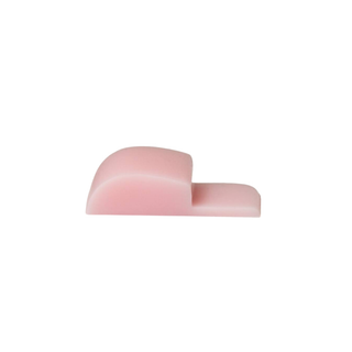A  pink silicone side view L curl 