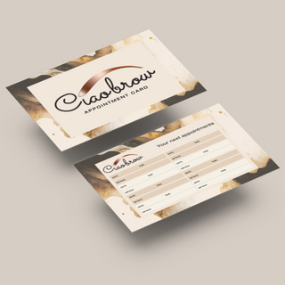 Brow Henna 100 Appointment cards