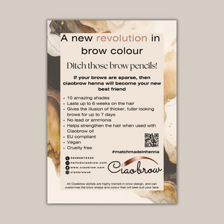 Brow Henna 75 Flyers